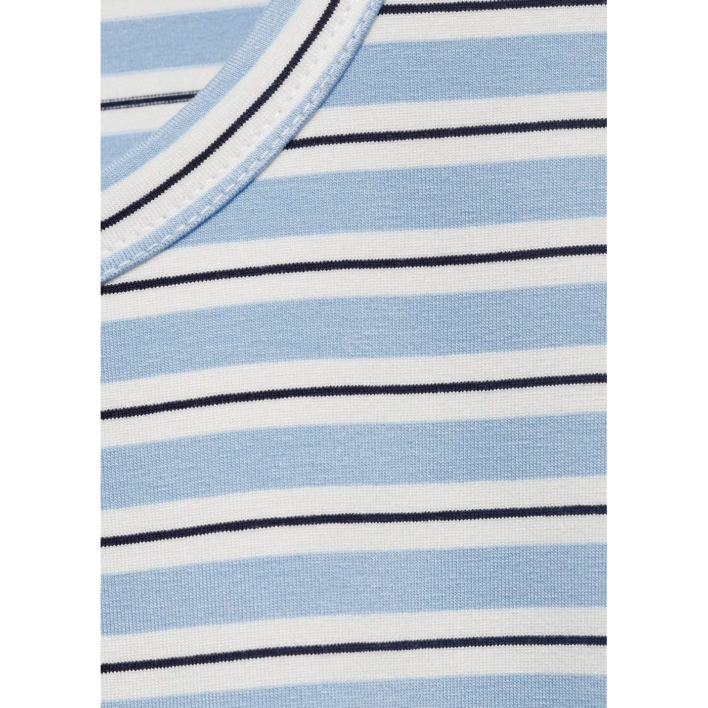 Robe Courte À Rayures