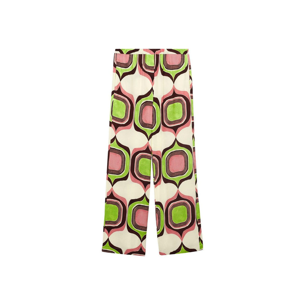 Pantalon Imprimé Géométrique