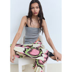 Pantalon Imprimé Géométrique