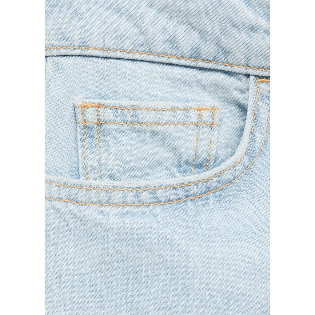 Short En Jean Taille Haute Coupe Mom