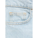 Short En Jean Taille Haute Coupe Mom