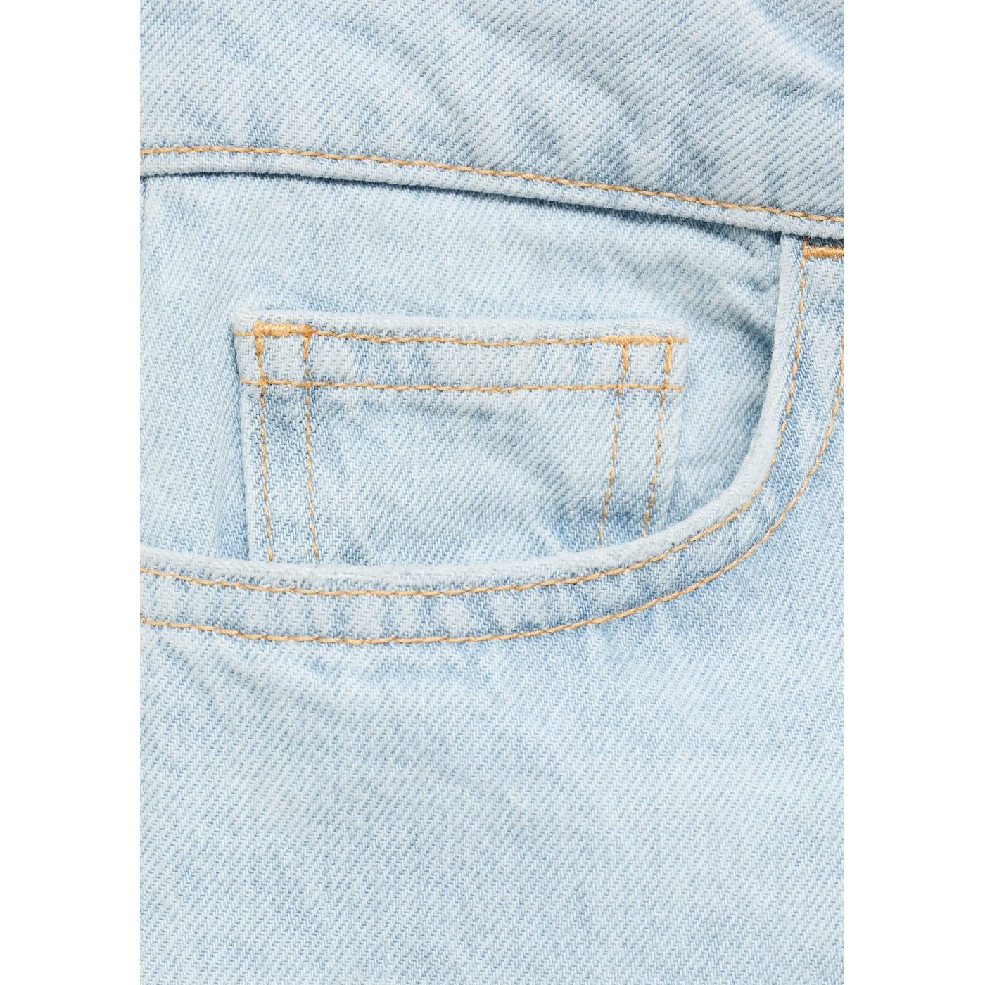 Short En Jean Taille Haute Coupe Mom