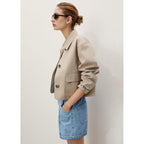 Short En Jean Paperbag Avec Ceinture