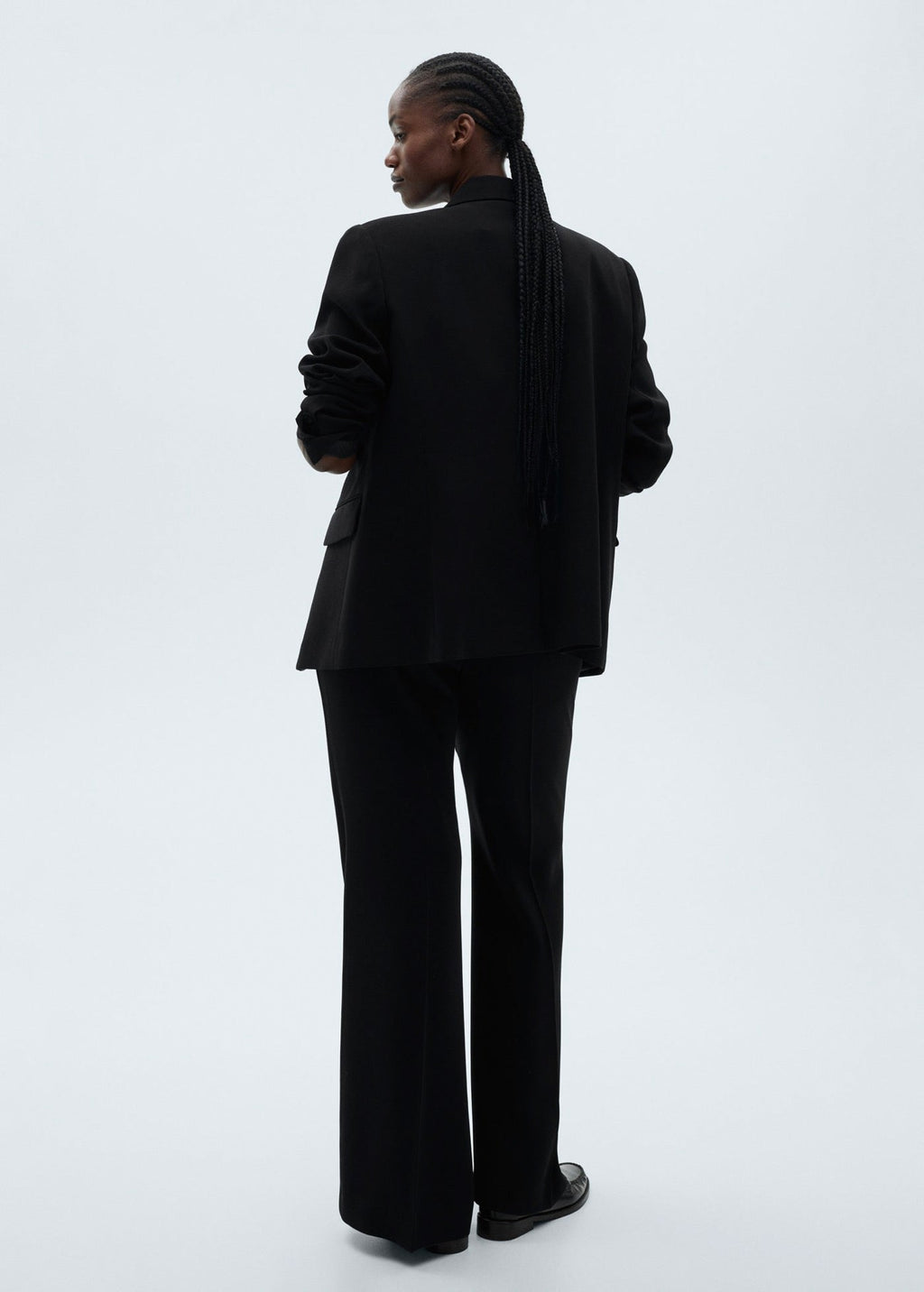 Wideleg Suit Trousers