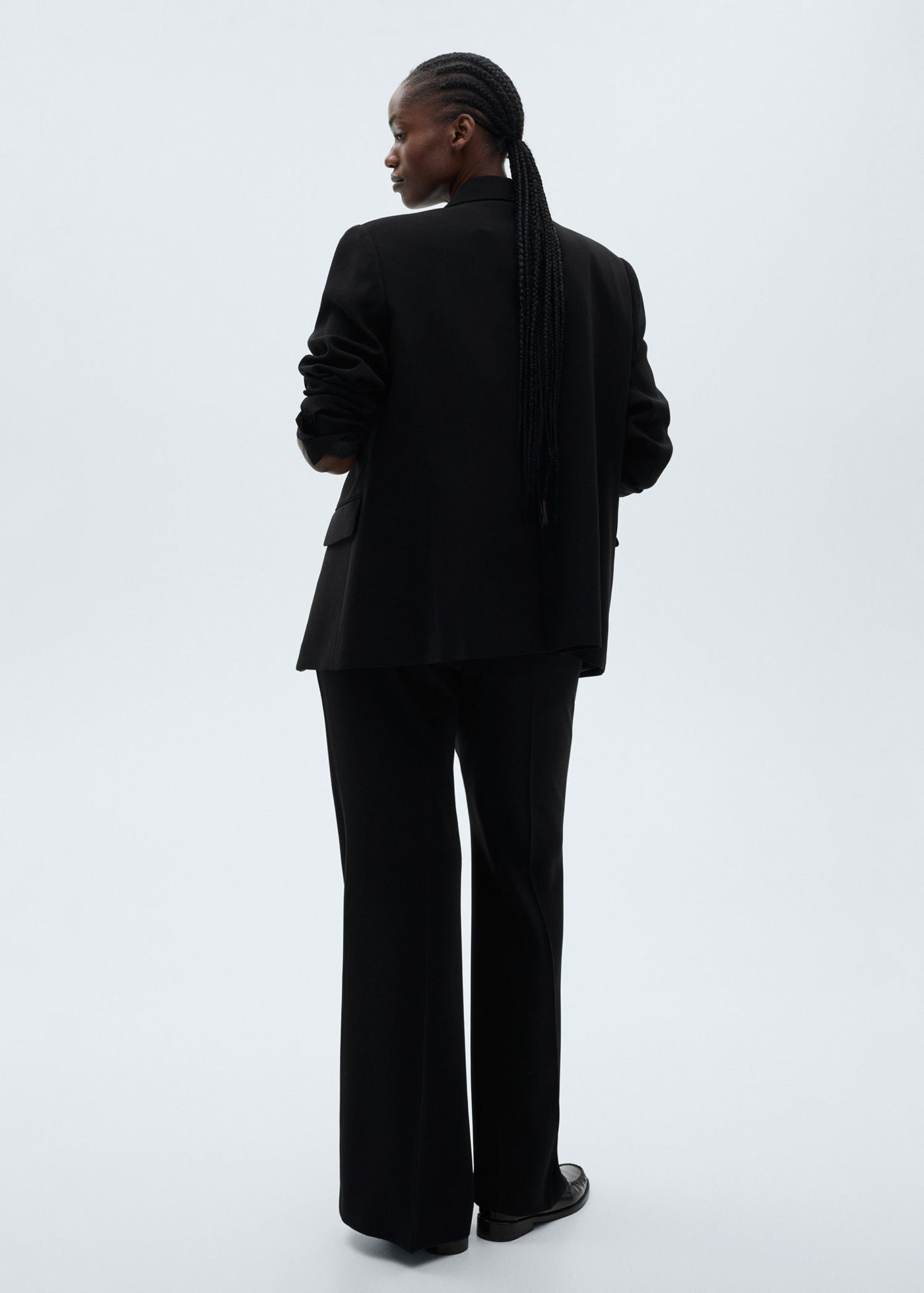 Wideleg Suit Trousers