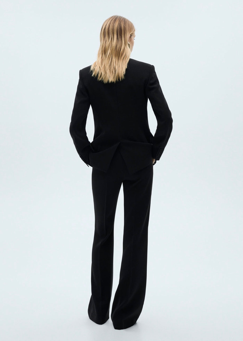 Wideleg Suit Trousers