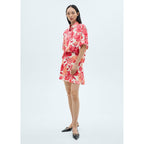 Chemise Poches En Imprimé Fleuri