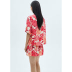 Chemise Poches En Imprimé Fleuri