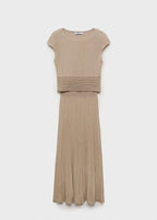 Robe En Maille Finition Brillante