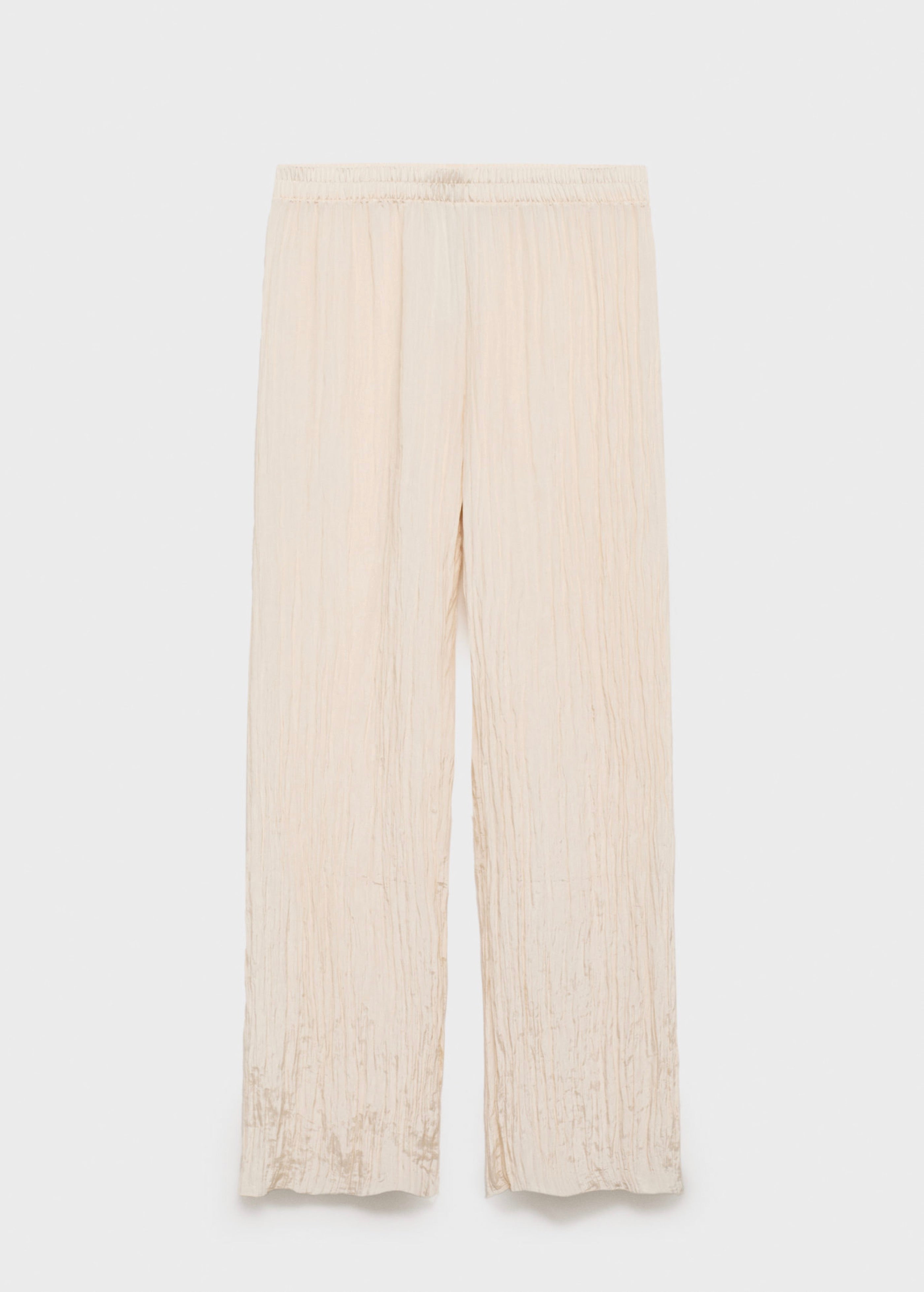 Pantalon Droit Plissé