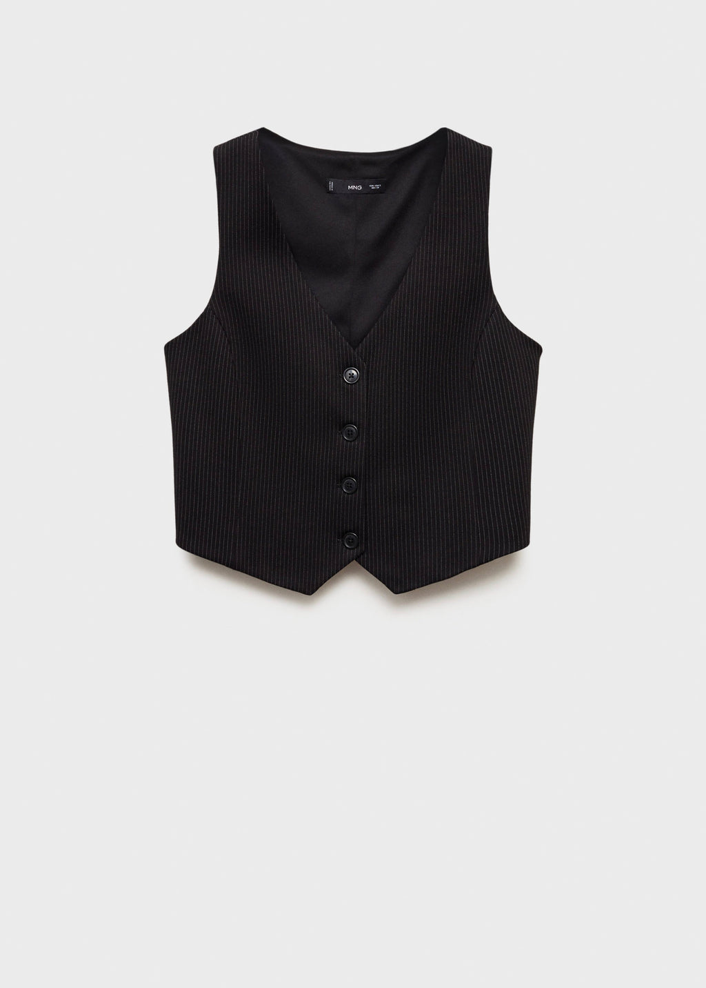 Gilet De Costume À Fines Rayures