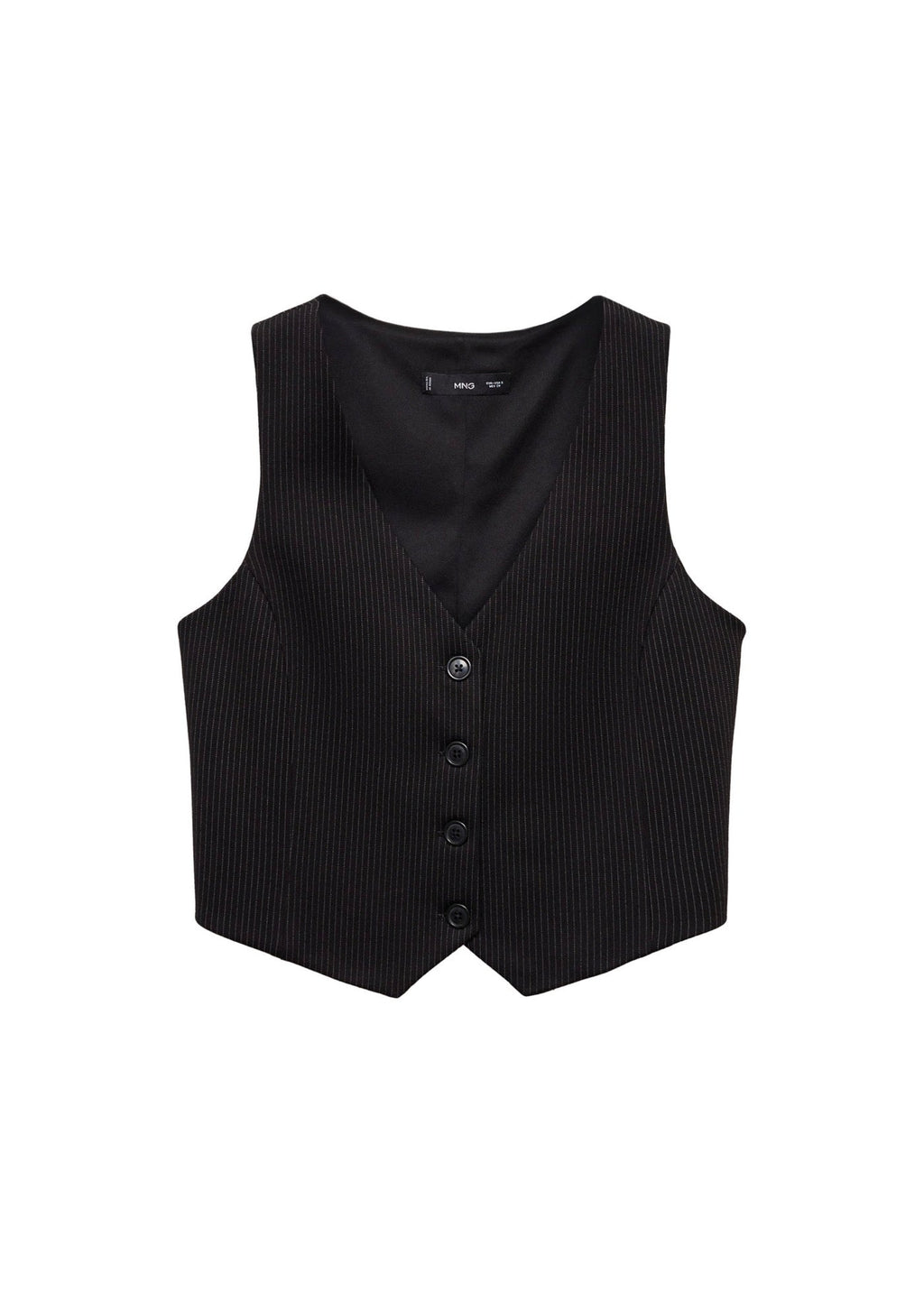 Gilet De Costume À Fines Rayures