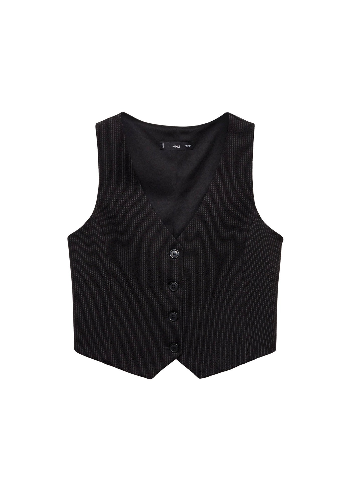 Gilet De Costume À Fines Rayures