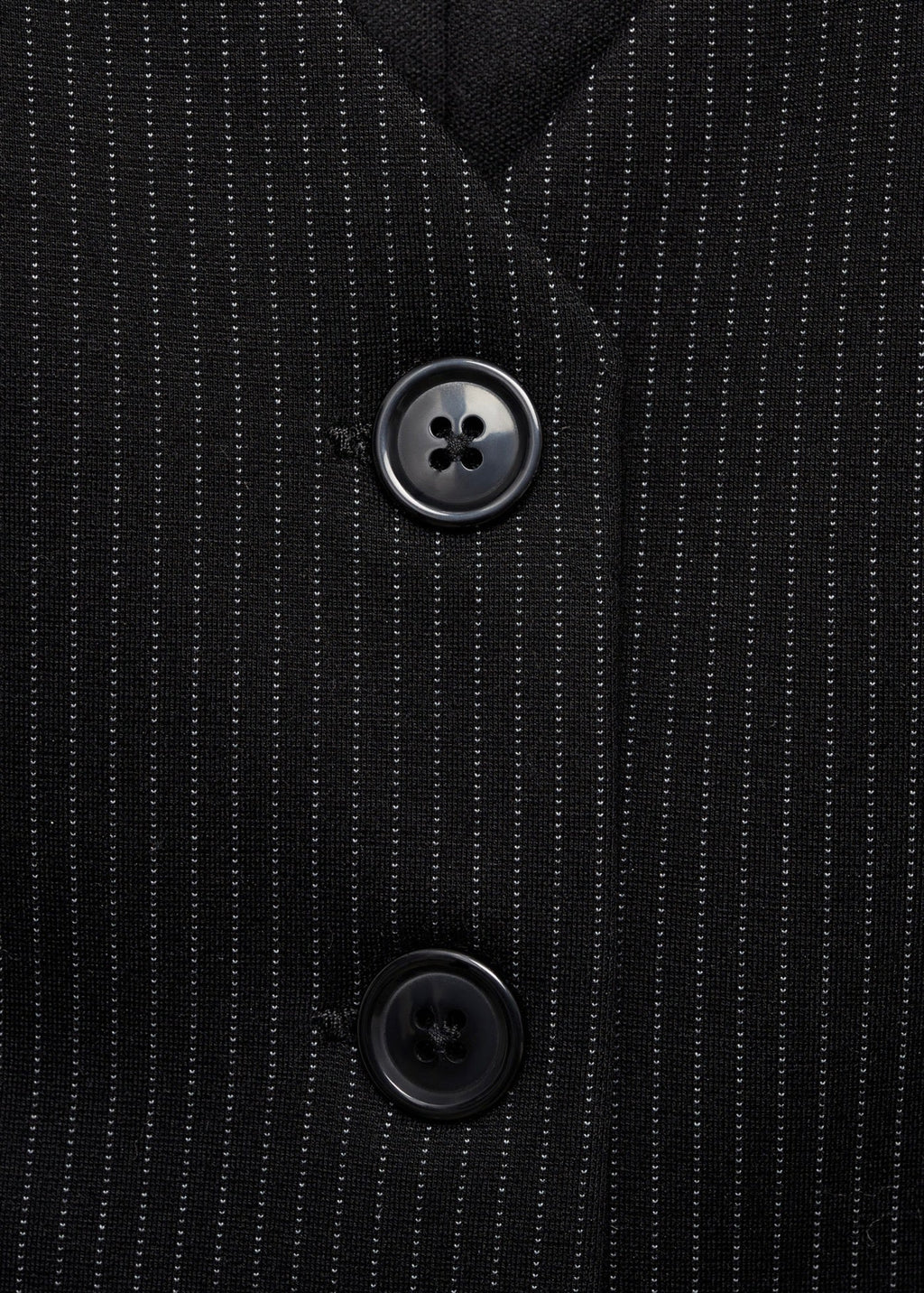 Gilet De Costume À Fines Rayures