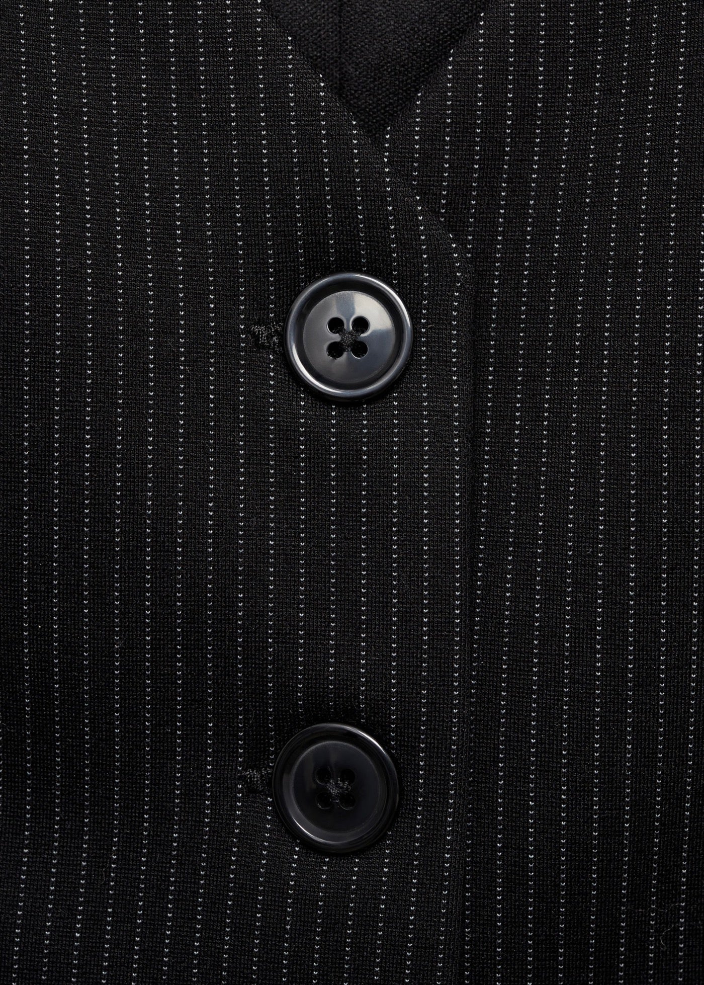 Gilet De Costume À Fines Rayures