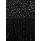 Robe Maille Ajourée Franges