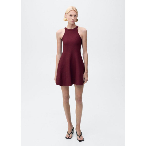 Robe Courte Maille Péplum