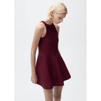Robe Courte Maille Péplum