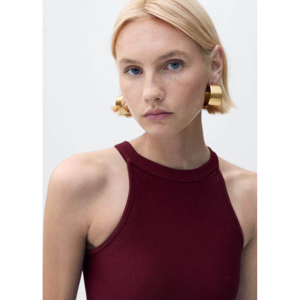 Robe Courte Maille Péplum