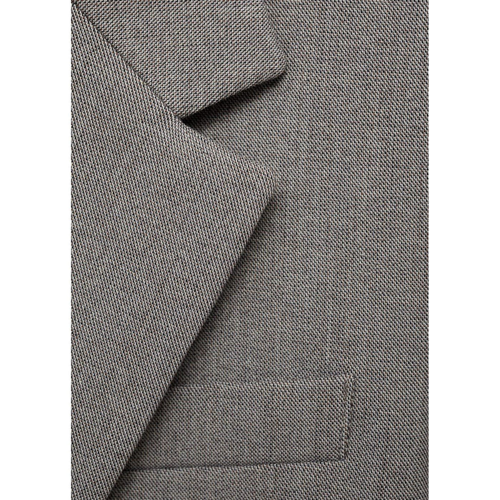 Blazer Droit Avec Poches À Rabat