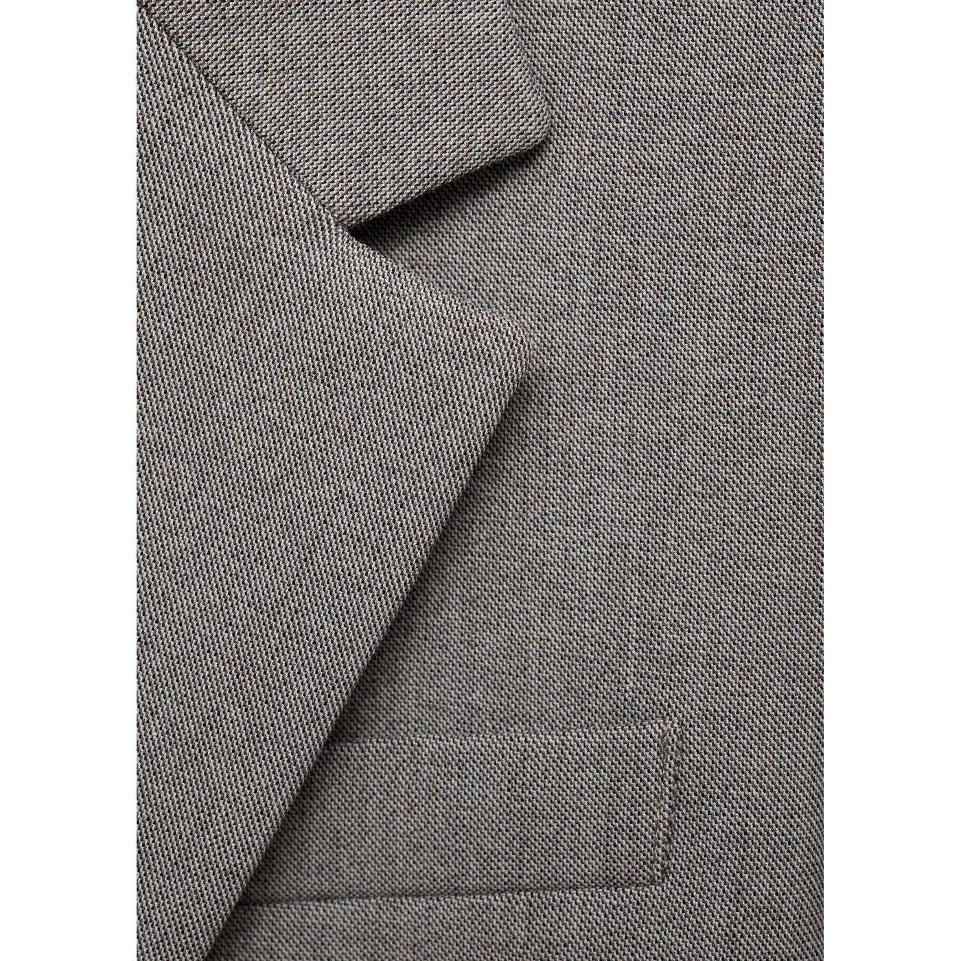 Blazer Droit Avec Poches À Rabat