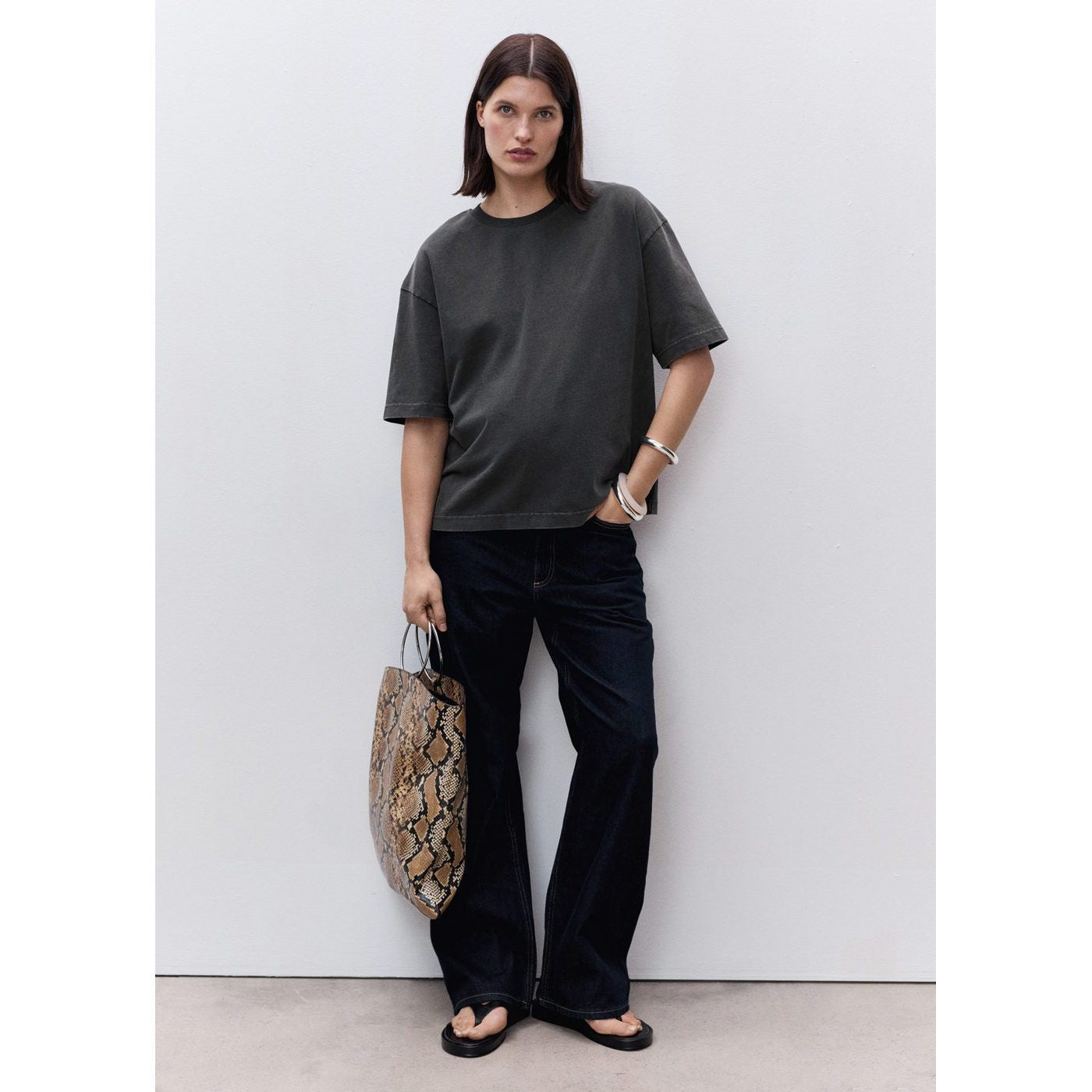 T-Shirt Coton Oversize Grossesse