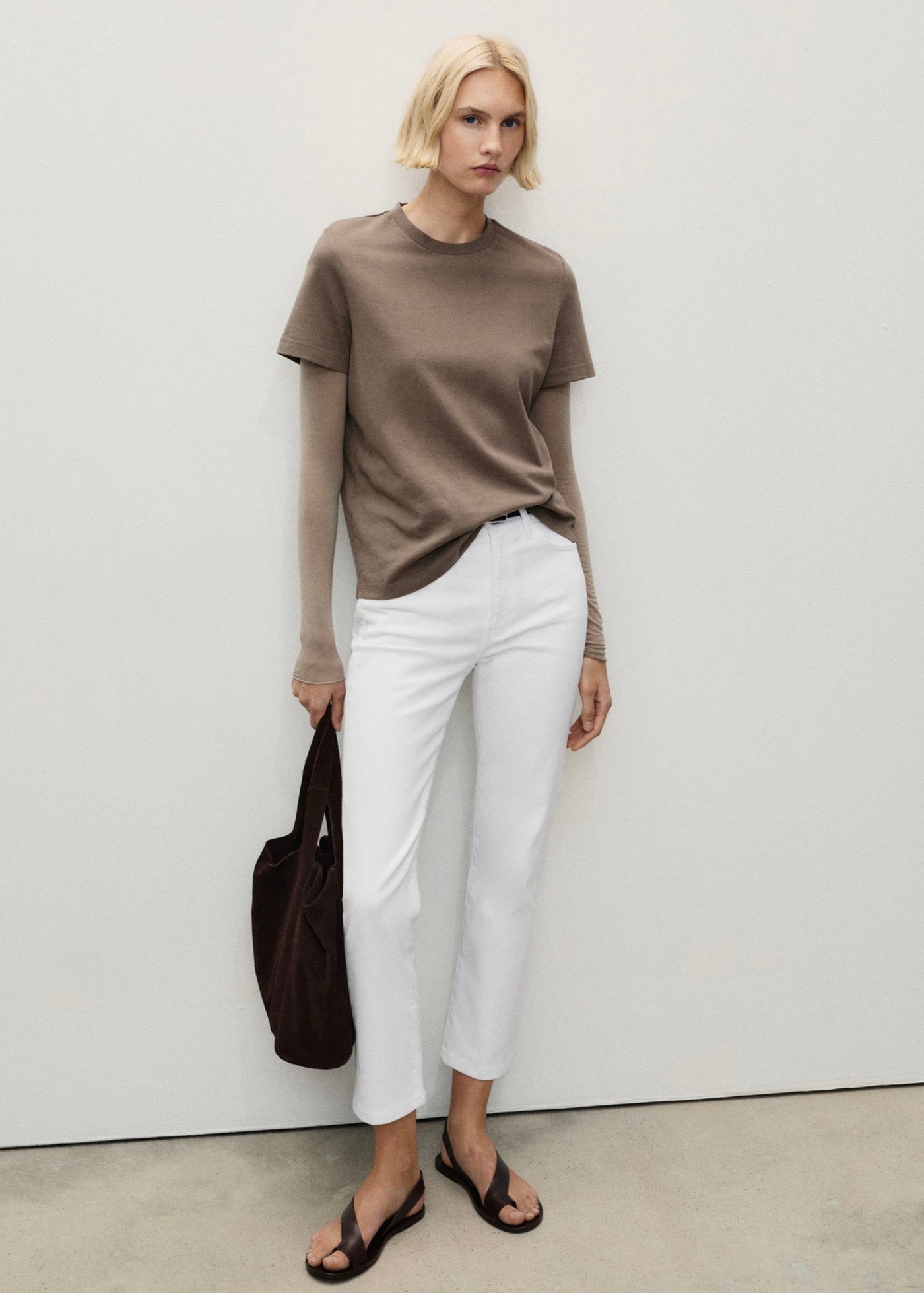 Jean Claudia Slim Crop