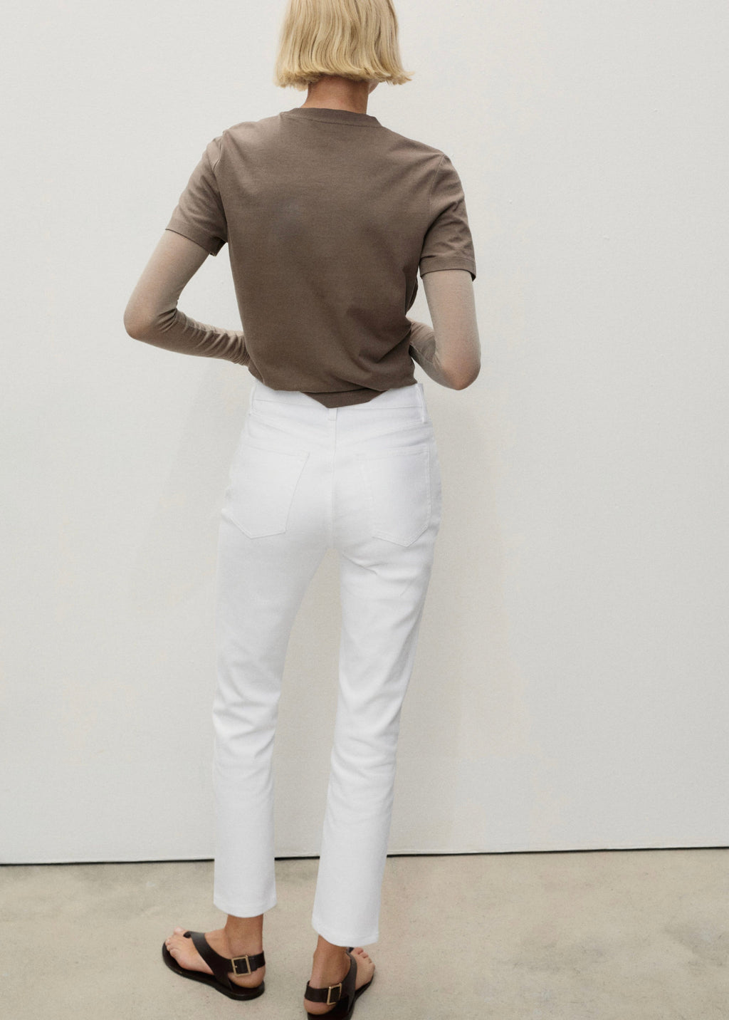 Jean Claudia Slim Crop