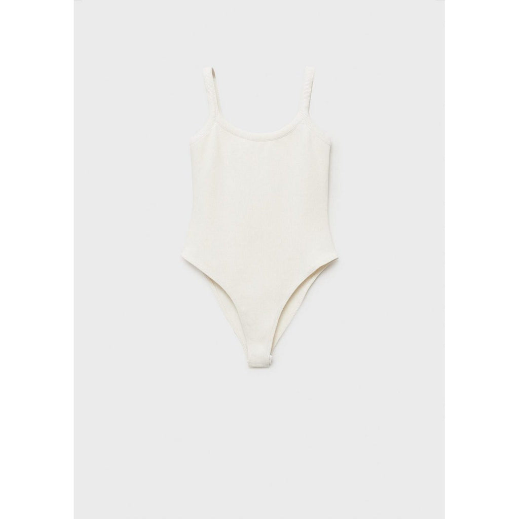 Body Coton Maille Côtelée