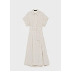 Robe À Pois Avec Ceinture