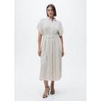 Robe À Pois Avec Ceinture