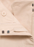 Pantalon Coton Droit Taille Moyenne
