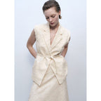 Gilet Texturé Ceinture