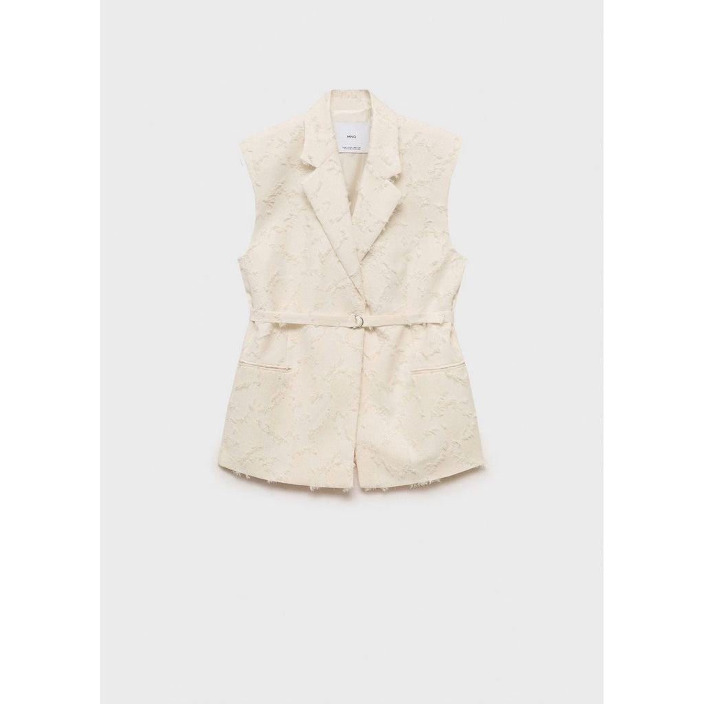 Gilet Texturé Ceinture