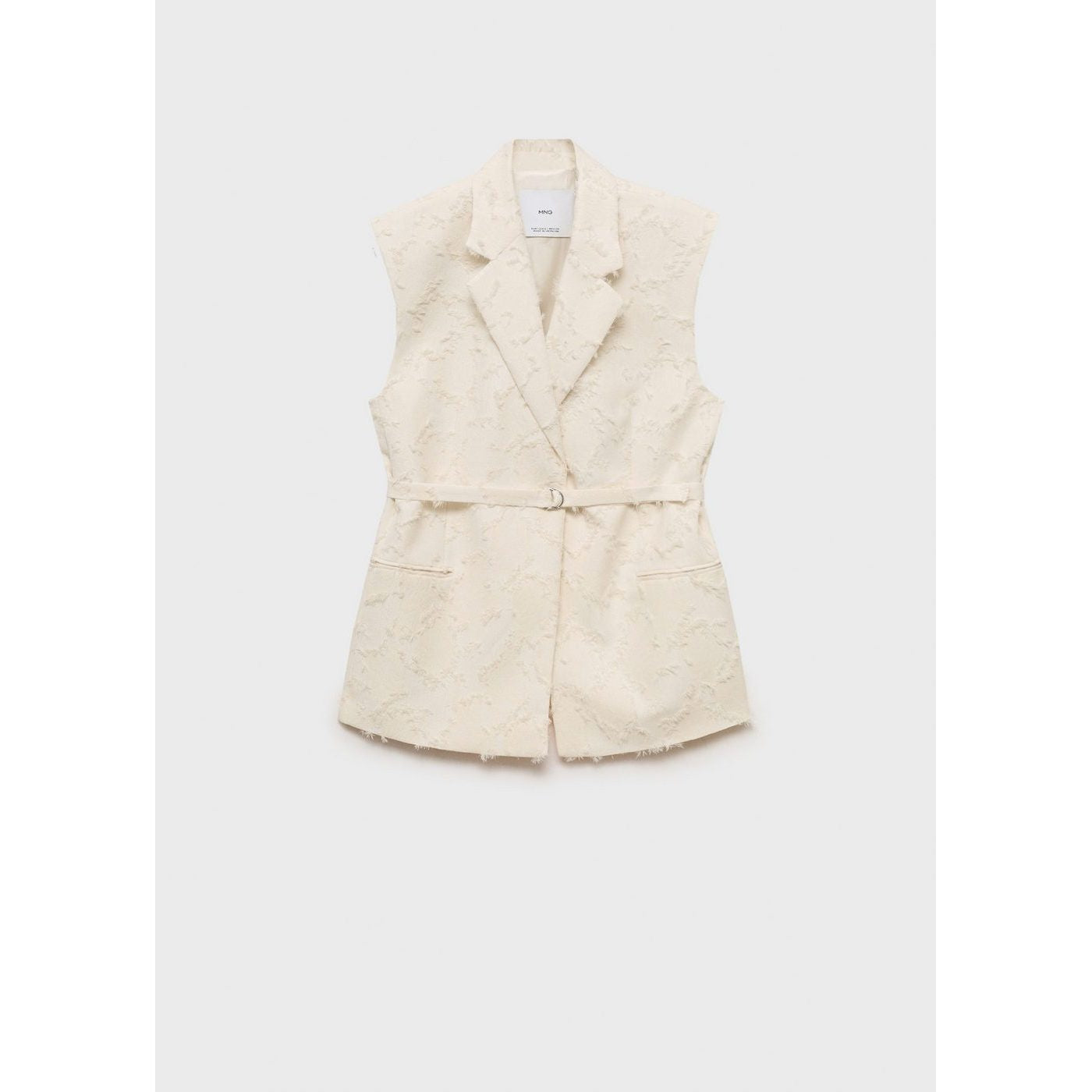 Gilet Texturé Ceinture