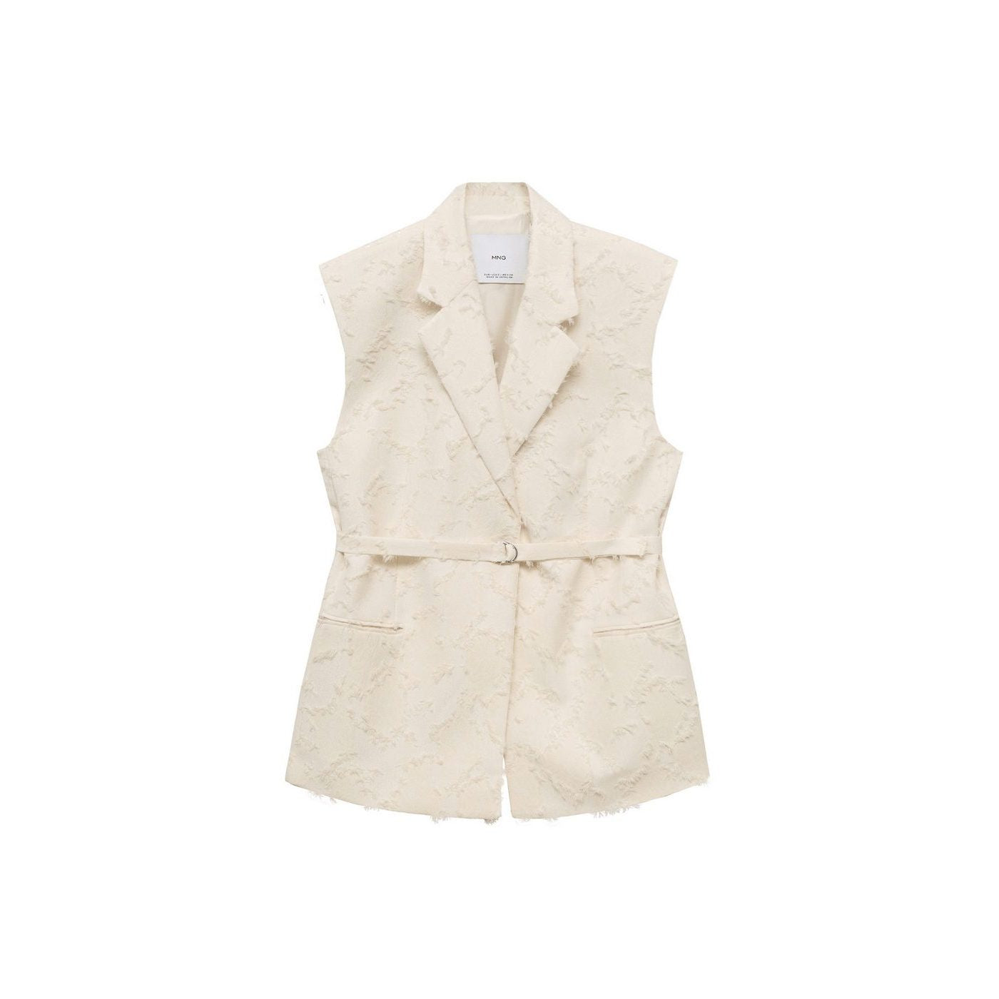 Gilet Texturé Ceinture