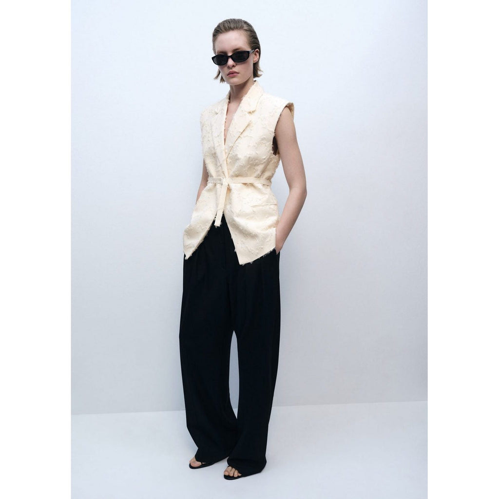 Gilet Texturé Ceinture