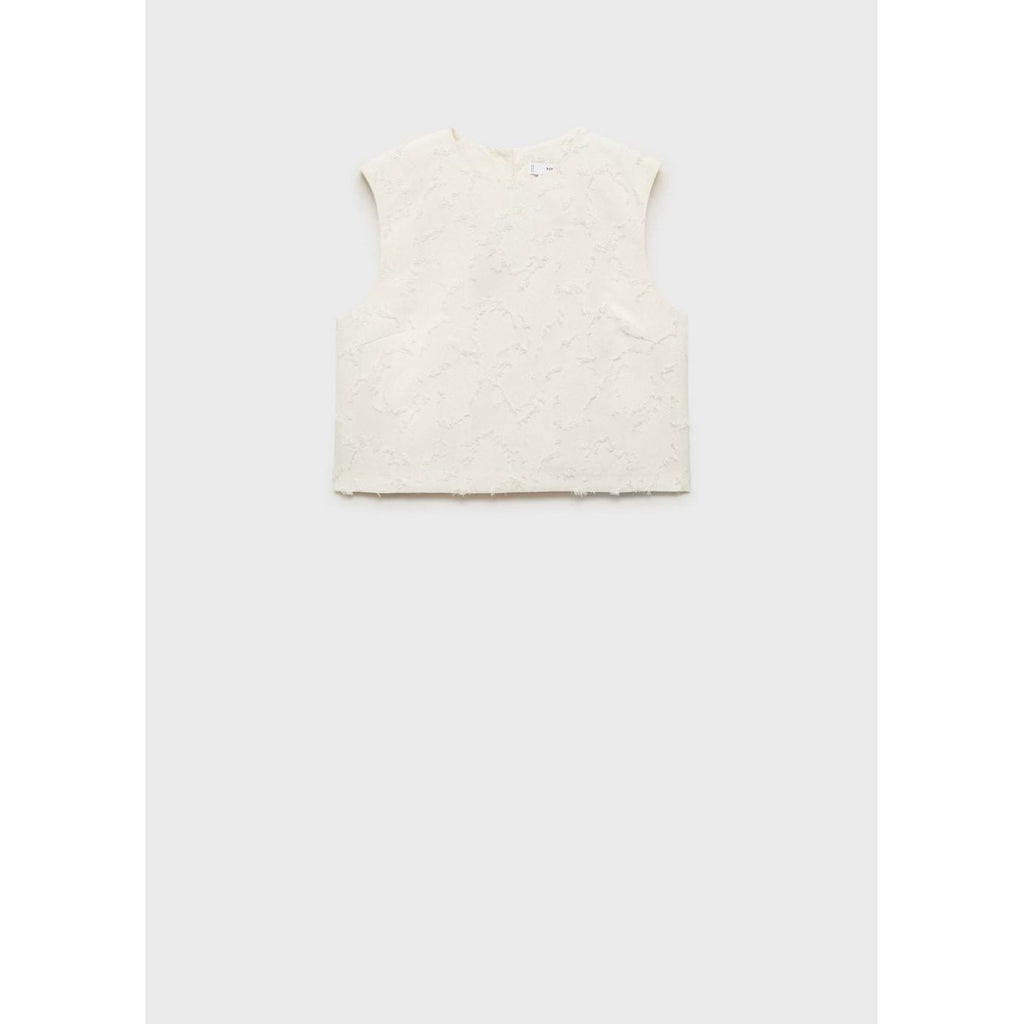 Crop Top Texturé