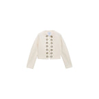 Veste En Coton Avec Bordure Perforée