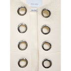 Veste En Coton Avec Bordure Perforée