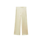 Pantalon Droit Satiné