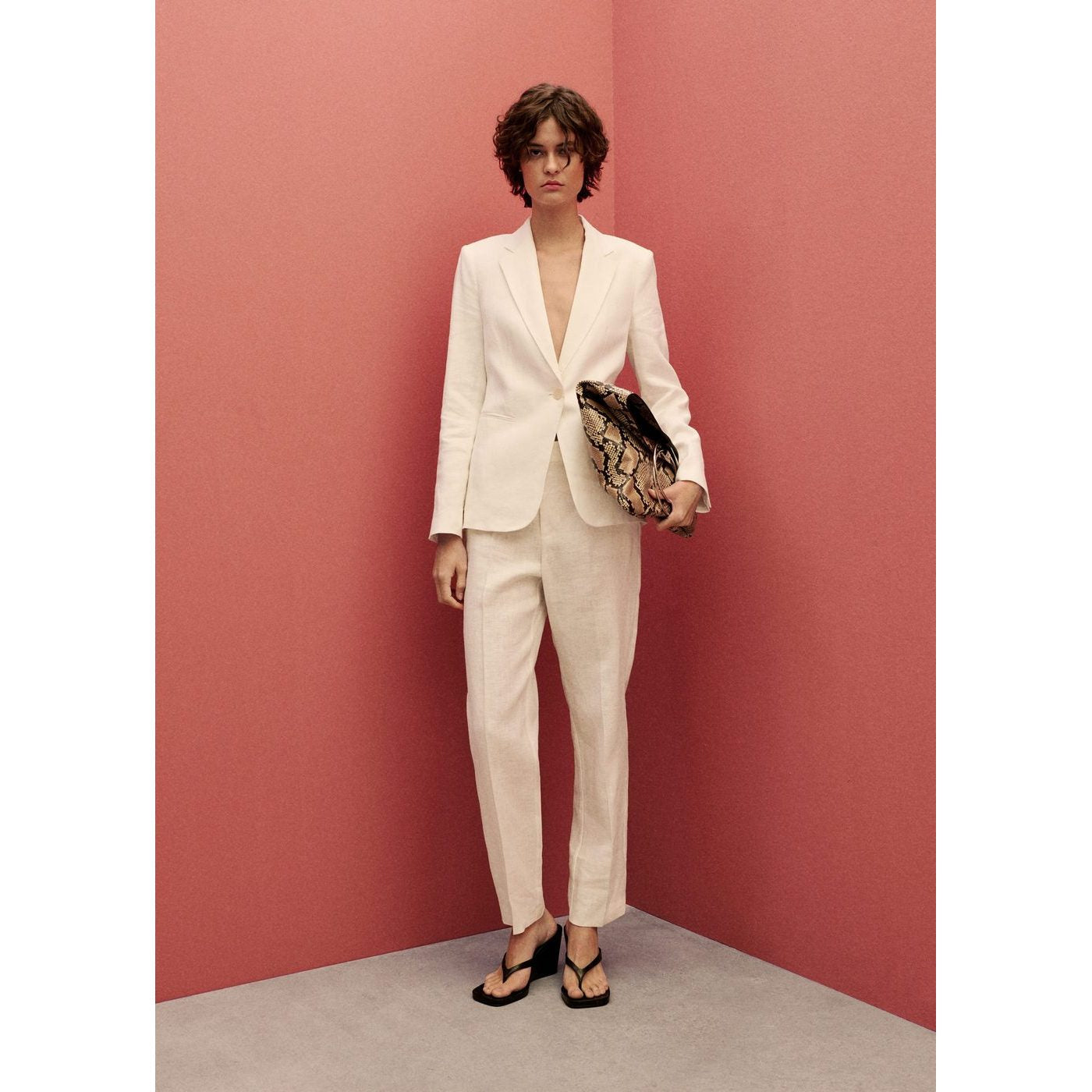 Pantalon De Costume Lin