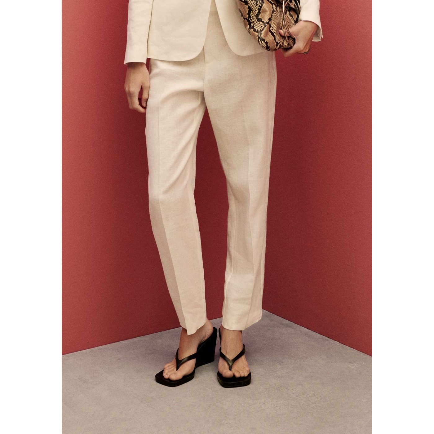 Pantalon De Costume Lin