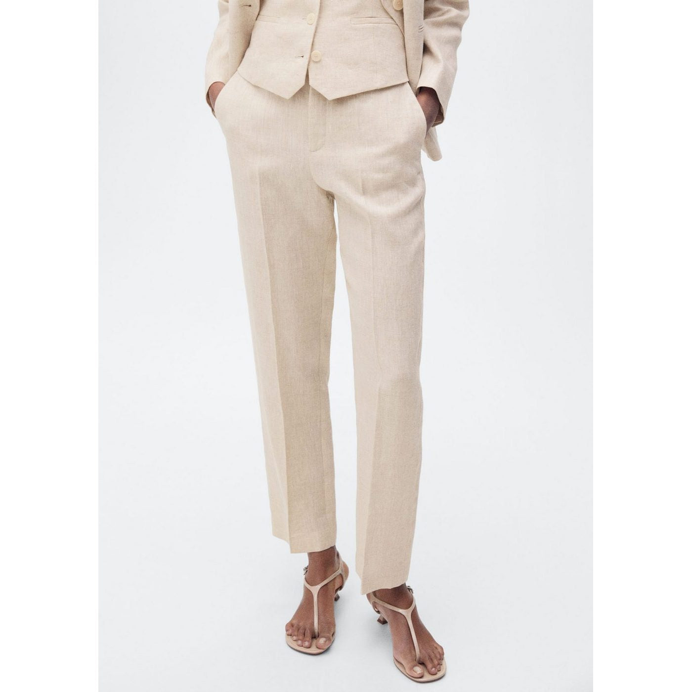 Pantalon De Costume Lin