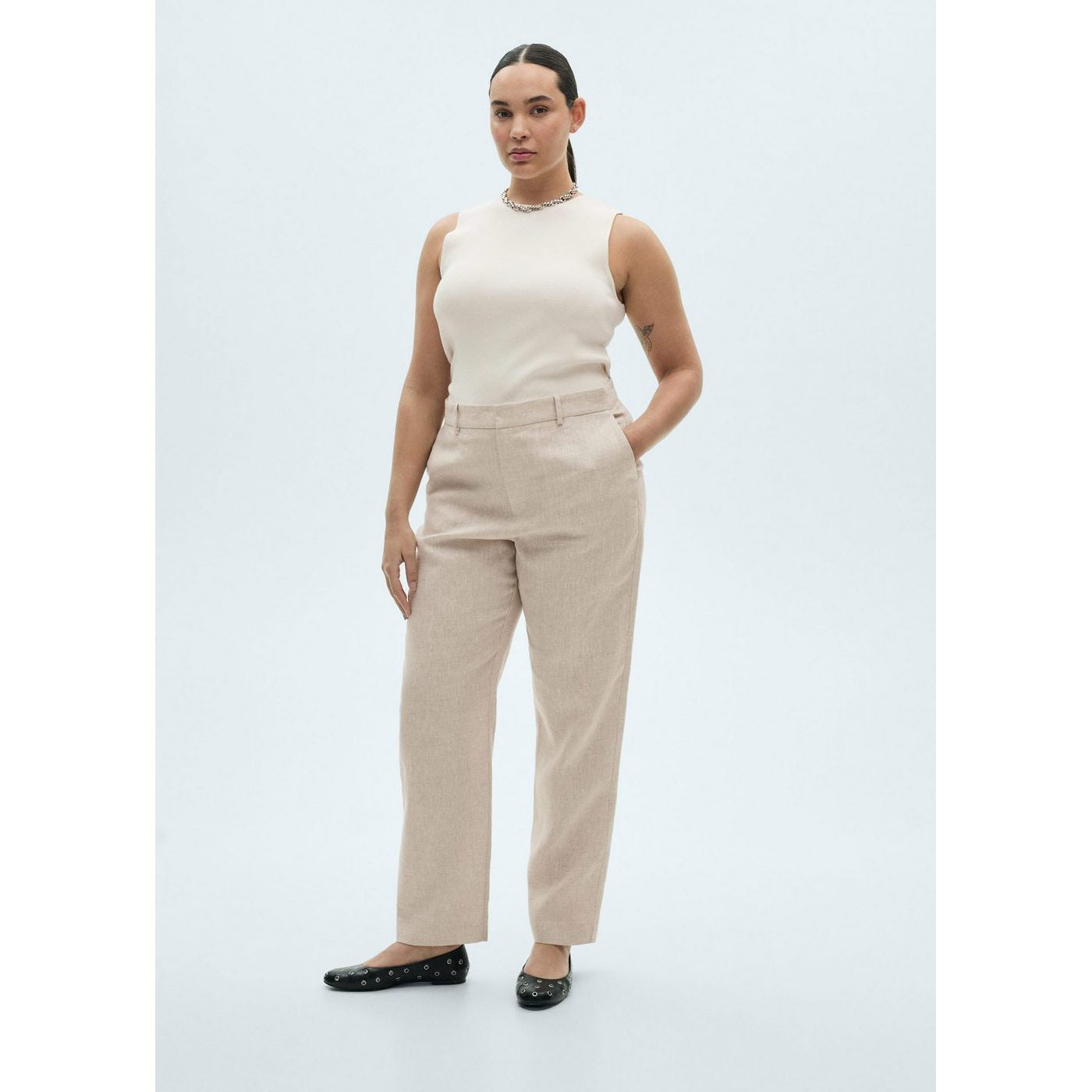 Pantalon De Costume Lin