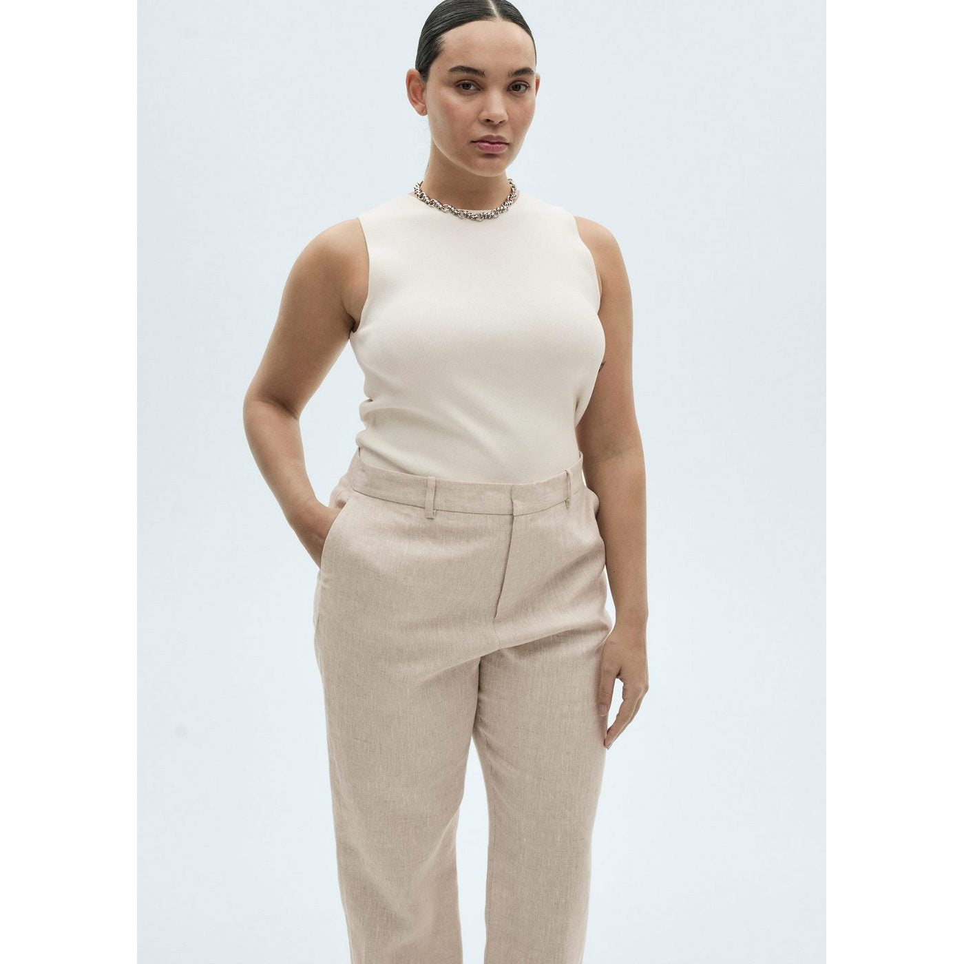 Pantalon De Costume Lin