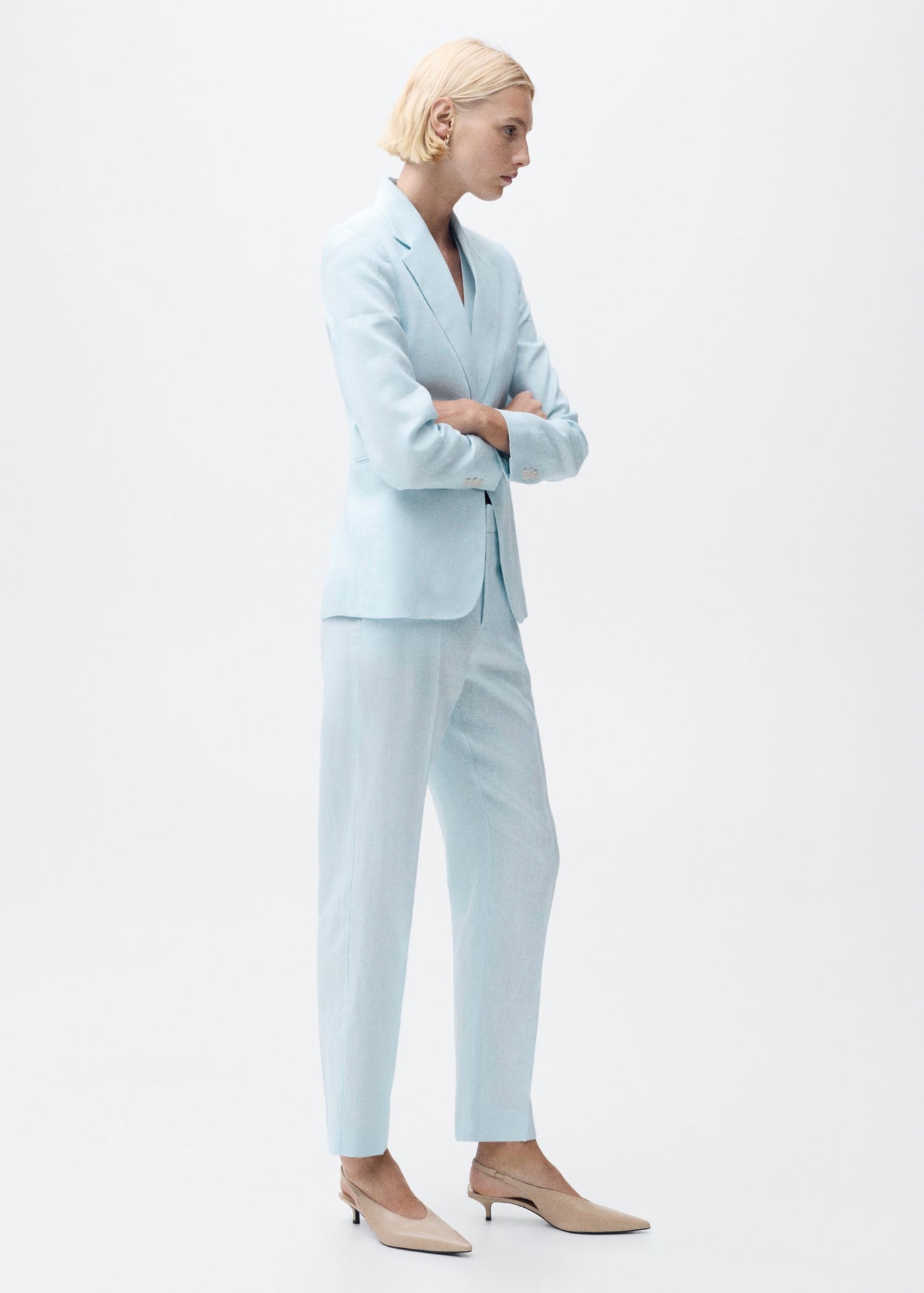 Pantalon De Costume Lin