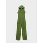 Combinaison Chemisier Lin Ceinture
