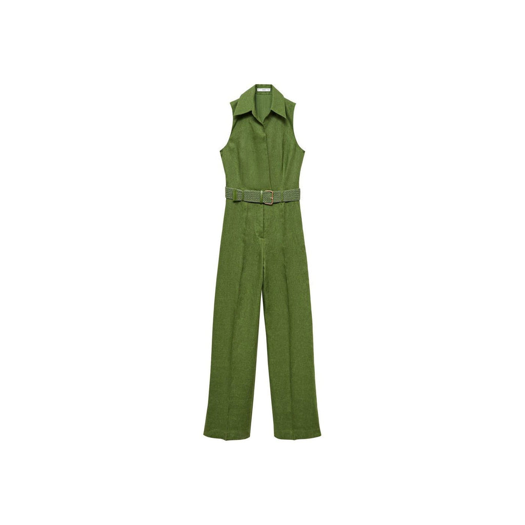 Combinaison Chemisier Lin Ceinture
