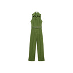 Combinaison Chemisier Lin Ceinture
